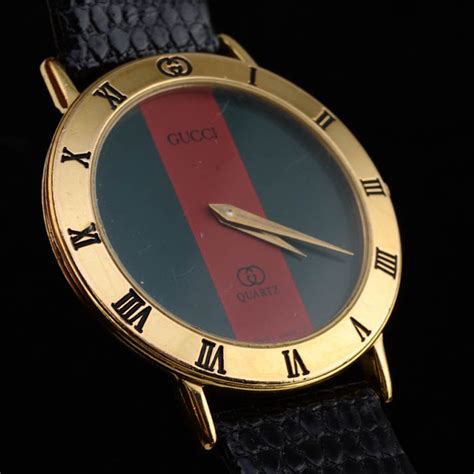 gucci 3000m gold dial|Gucci watches for men uk.